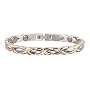 Sabona Lady Executive Dress Gold Duet Magnetic Bracelet, Size S
