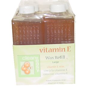 Clean & Easy Wax Refill 6-pack Large Vitamin E