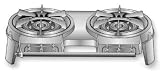  : Portable Cast Iron Double Burner