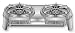 Kitchen & Housewares : Portable Cast Iron Double Burner