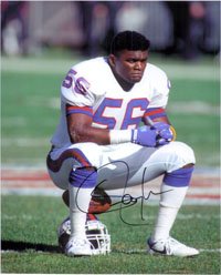 Signed Taylor, Lawrence (New York Giants) 8x10 Photo