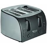 Betty Crocker Appliances BPL-631U Betty Crocker Platinum Stainless Steel 4-Slice Toaster