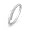 Sterling Silver Round Diamond Bypass Fashion Ring (1/20 cttw)