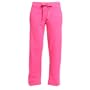 Solid Fuschia Pink Fleece Boyfriend Pants Unisex Sizes Slight Flare