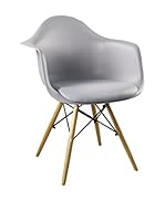 LO+DEMODA Set Silla 2 Uds. Dimero (Gris Claro)