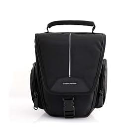 CaseCrown Adjustable Canvas Travel Case for Canon EOS 4D Digital SLR Camera