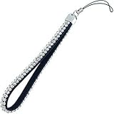 Rhinestones Handheld & Cell Phone Strap, Silver
