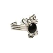 Floral with Petal Sterling Silver Ear Cuff