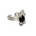 Floral with Petal Sterling Silver Ear Cuff