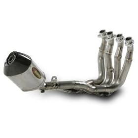 08 Kawasaki ZX10R Akrapovic Full Exhaust EVO Ti hex - Part No. 18101427