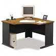 48" Corner Desk - Series A Natural Cherry Collection - Bush Office Furniture - WC57466