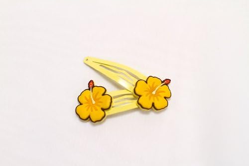 Keikihouse Hair Clip - Yellow Flower