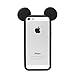 DECO FAIRY? Lovely Animal Black Ears Silicone TPU Bumper for iPhone 5 / 5S- Bear Ears/ Mouse Ears/ Cat Ears