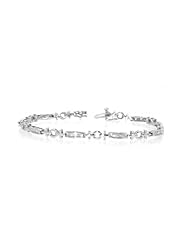 14K White Gold Diamond Bracelet