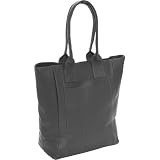 Piel XL Shopping Tote (Black)