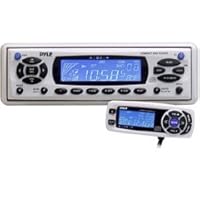 PYLE PLCD15MR AM/FM-MPX In-Dash Marine CD/MP3 Player with Full Face Detachable Panel and Wired Remote