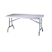 Lifetime 28100 Rectangular Folding Table, White Granite (5-Foot)