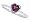 0.53Ct Heart Shaped Rodolite and Diamond Ring in 10Kt White Gold-5