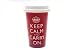from Leonardo Keep Calm Carry On Double Walled Ceramic Travel Mug Model 11920