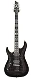Schecter C-1 Custom Electric Guitar Left Handed- See Thru Black