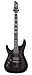 Schecter C-1 Custom Electric Guitar Left Handed- See Thru Black