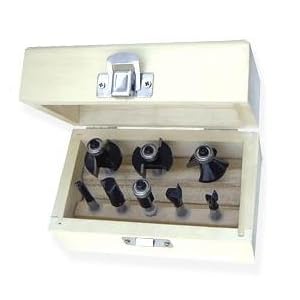 9 Pc Carbide Router Bit Set.