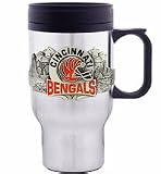 Cincinnati Bengals NFL Pewter Stainless Steel Travel Mug