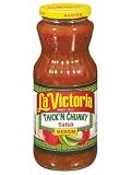 La Victoria Thick 'n Chunky Salsa Medium, 16 oz. by La Victoria