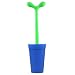 A di Alessi Merdolino Toilet Brush, Blue (ASG04 AZ)