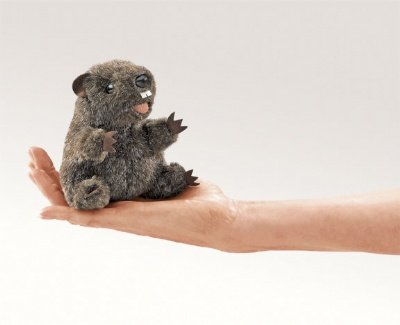 Ground Hog Finger Puppet by Folkmanis