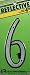 Tools & Hardware : Hy-Ko Prod. 30606 4" Reflective Plastic Number