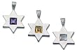 Magen David Pendant with Amethyst Stone