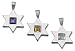 Magen David Pendant with Amethyst Stone