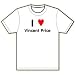 I Heart/Love Vincent Price T-Shirt Image