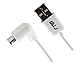 RND Apple Certified 30 Pin Right Angle Cable for iPad iPhone 4 iPod Classic (6 feet/White)