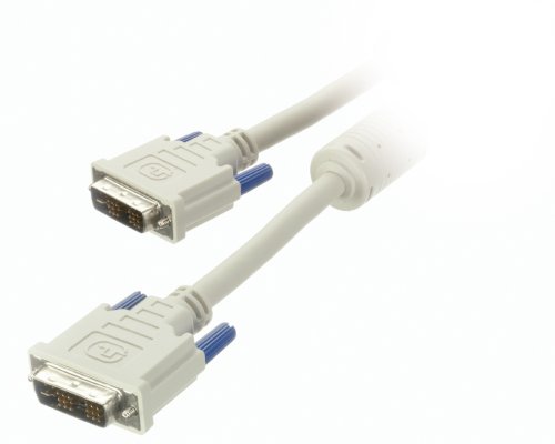 Vivanco CK 186/2 DVI-I-Single-Link Digital Monitor Anschlusskabel DVI-I-Stecker auf DVI-I-Stecker, 1,8 m