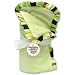Giggles Stripe Velour Blanket with Ruffle