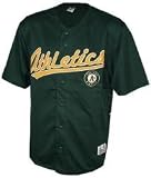 Oakland Athletics Dynasty Button Up Jersey - Green