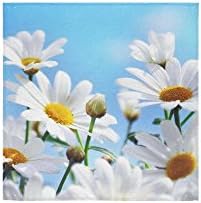 Daisy Custom Face Towels Hand Towel Bathroom Shower Towel Bath Towel Hotel &amp; Spa Towels One-sided Printing (13" x 13")