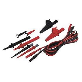 Techni-Tool Bench DMM Test Lead Kit, 10 Pieces, Pouch by 