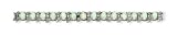 Sterling Silver Opal and Diamond Bracelet