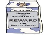Missing Husband and Border Collie Reward for Border Collie Apron (Various color choices)