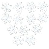 Tissue Snowflake Decorations 25ct