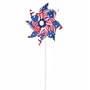 Stars and Stripes - American Flag Pin Wheels - 12 Pack