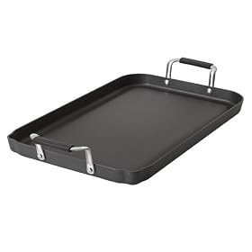 Click here to buy Kitchen Essentials from Calphalon Pro Series Double Griddle - 13x20 by Kitchen Essentials.