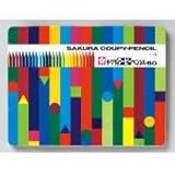 サクラクレパス　FY60　クーピーペンシル60色(缶入)