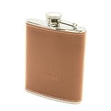 Mulholland Brothers 6oz Leather Captive Top Flask Lariat