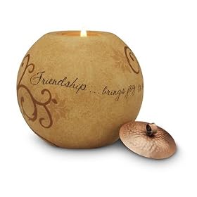Friendship Brings Joy Round Comfort Candle