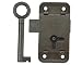 Antique Copper Non-Mortise Lock