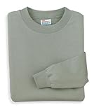 NEW Hanes Beefy-T - 100% Cotton Long Sleeve T-Shirt Stoash Gree-3XL
